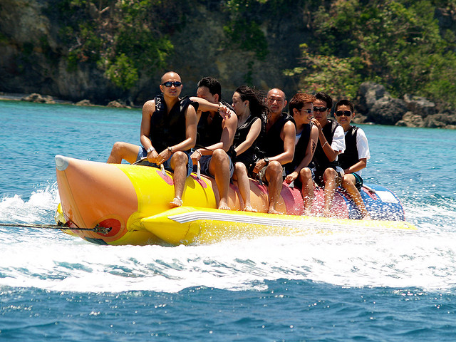 Banana boating