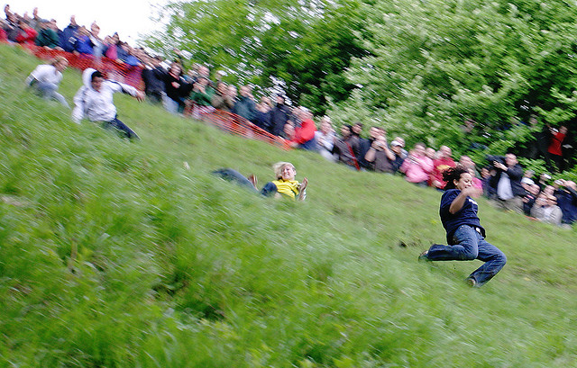 Cheese rolling