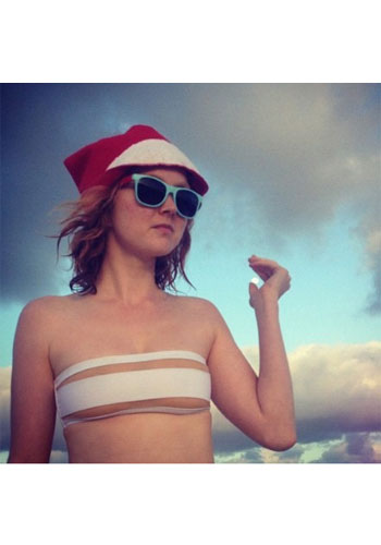 Lily Cole in St Barths 2