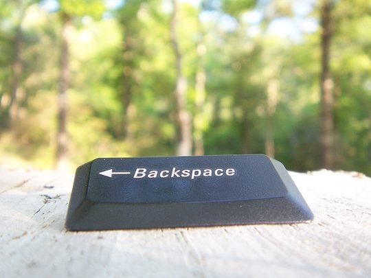 Backspace button