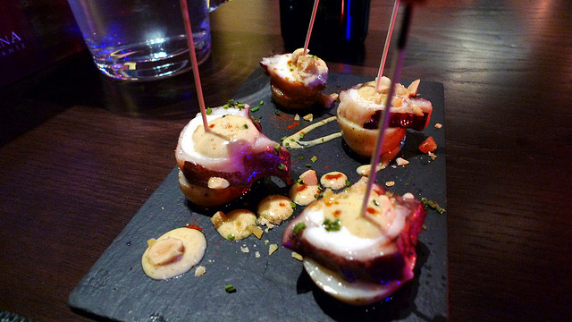 Fancy Octopus lunch in Malaga Spain