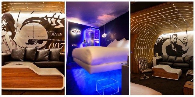 James Bond Hotel room from Purple Travel