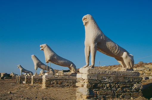 Delos - Lion street