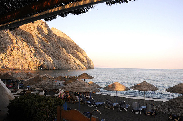 Beach Bars in Greece: Theros